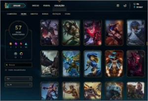 Conta League of Legends LOL
