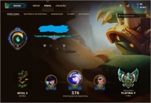 Conta League of Legends LOL