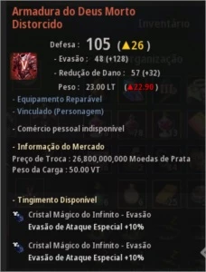 Armadura DEAD GOD DUO - Black Desert