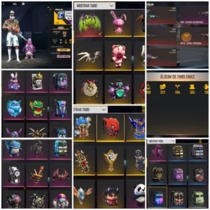 CONTA FREEE FIRE MUITO GEMADA - Free Fire