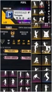 CONTA FREEE FIRE MUITO GEMADA - Free Fire