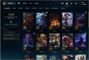 Conta Diamante 3 de League of Legends barata LOL
