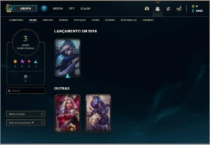 Conta Diamante 3 de League of Legends barata LOL