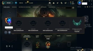 CONTA LEAGUE OF LEGENDS - 123 Skins - Unranked LOL