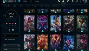 CONTA LEAGUE OF LEGENDS - 123 Skins - Unranked LOL