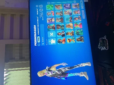 🔥 CONTA RARA (Season 2) | Cavaleiro Negro + Cavaleira Rubra - Fortnite