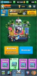 CONTA CLASH ROYALE NÍVEL 12
