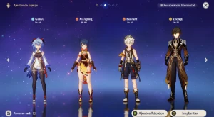 Conta Genshin impact Ar55 com Raiden,Zhongli,Nahida e mais