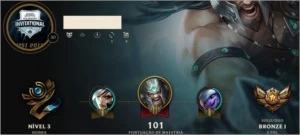 Conta Bronze 1 - League of Legends LOL