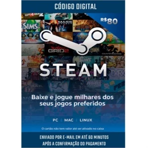 Gift Card Steam 80$ - Gift Cards