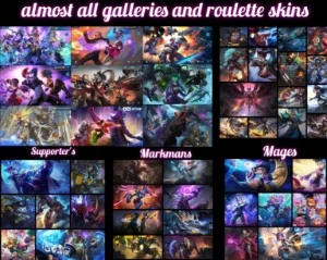 conta mobile legends quase todas skin 500 skin e muito mais