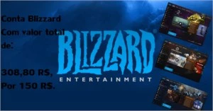 Blizzard Acc com Overwatch, Destiny 2 e StarCraft 2 Completo