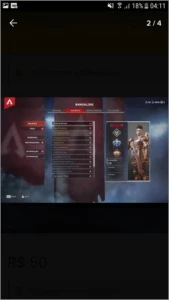 Conta apex com wraith 20bomb 4k - Apex Legends