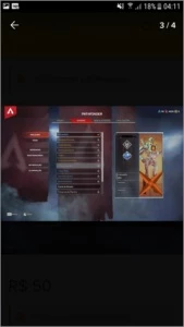 Conta apex com wraith 20bomb 4k - Apex Legends