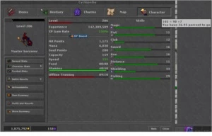 TIBIA- MS- 206 Ml 98 + dummy e npc de house