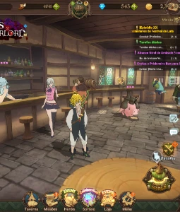 Conta The Seven Deadly Sins Grand Cross + de 500 diamantes