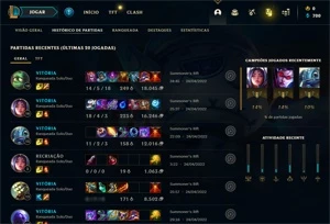PLATINA SMURF GANHANDO MUITO PDL - League of Legends LOL