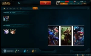 SMURF DE LOL 24 campeões / 3 skins / 3 reembolsos Prata 1 - League of Legends
