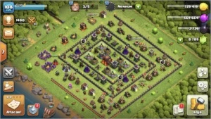 Clash of clans cv9 full + 8.700 gemas
