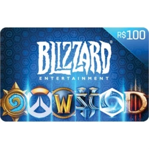 Cartão GIFT CARD Blizzard de R$100,00