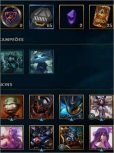 Conta Smurf Gold 2/ 2 gemas/ Lillia Haiku/ 7k essências e + - League of Legends LOL