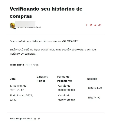 Conta Valorant diamante 180 gastos