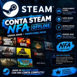 conta steam nfa com o jogo a sua escolha