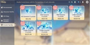 Conta 100% F2P Genshin Impact - AR 56 - NA - Ayaka + Arma T5