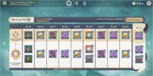 AR32 + KEQING + PASSE DE BATALHA + 50 DIAS DE BENÇÃO DA LUA - Genshin Impact