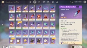 AR32 + KEQING + PASSE DE BATALHA + 50 DIAS DE BENÇÃO DA LUA - Genshin Impact