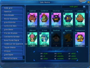 Conta LADMO Omegamon Rank U - Digimon Masters Online