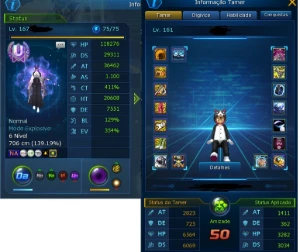 Conta LADMO Omegamon Rank U - Digimon Masters Online