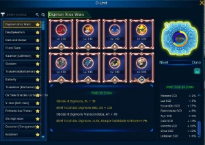 Conta LADMO Omegamon Rank U - Digimon Masters Online