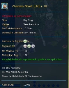 Conta LADMO Omegamon Rank U - Digimon Masters Online