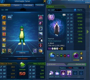 Conta LADMO Omegamon Rank U - Digimon Masters Online