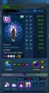 Conta LADMO Omegamon Rank U - Digimon Masters Online