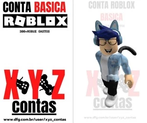 CONTA ROBLOX 300+ ROBUX GASTOS E BARATA! - Outros