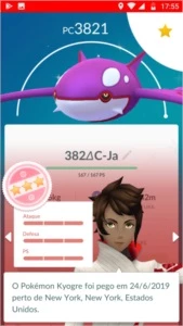 Pokemon GO - Conta Nivel 33 - SHINY KYOGRE 100%!!!!! - Pokémon