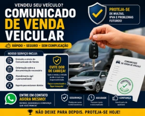 Comunicado De Venda Veicular – Rápido E Seguro - Serviços Digitais