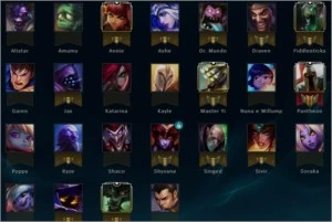 Conta Platina IV Virgem, só upei o elo - League of Legends LOL