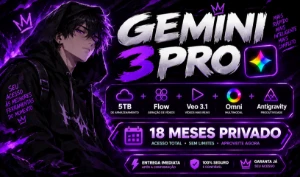 Gemini Pro + Antigravity + Flow 18 mes/30 dias de garantia! - Assinaturas e Premium