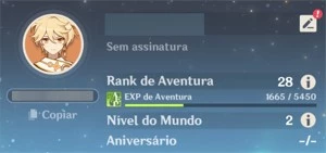 Genshin Impact Conta com Jean + Qiqi AR28
