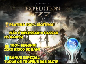 Clair Obscur Expedition 33 (PS5) - Troféu de Platina - Digital Services