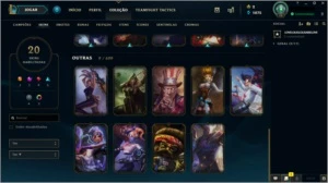 Conta Platina 4 em todas as filas - League of Legends LOL