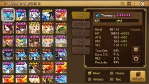 Contas Summoners War - Global