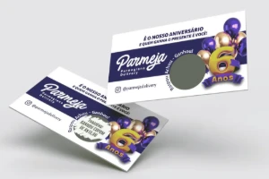 100 Raspadinhas em Papel Fotográfico - Entrega Rápida