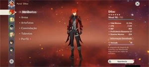 Conta genshin com 14 Personagens T5 e 4 armas T5 - Genshin Impact