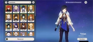 Conta genshin com 14 Personagens T5 e 4 armas T5 - Genshin Impact