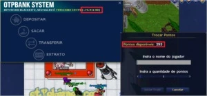 CONTA COM 293 PONTOS E 75.9K - Tibia