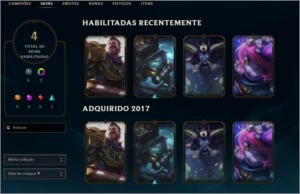 Conta Lol lvl 44, ouro 3 - League of Legends